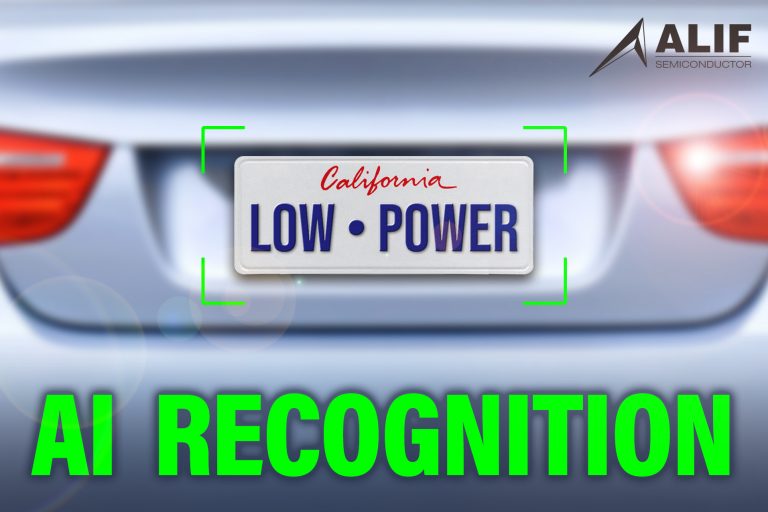 ALIF Semiconductor AI Number Plate Recognition