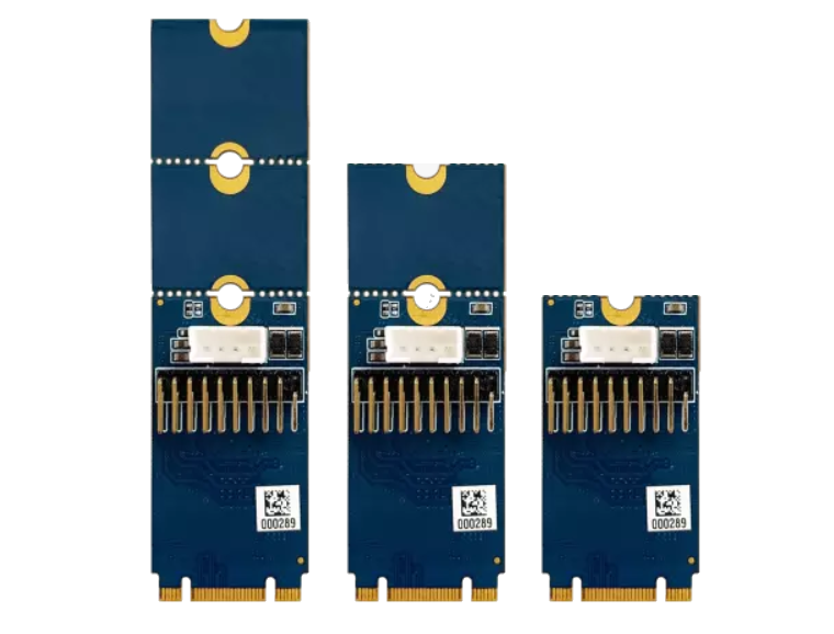 Cervoz M.2 expansion card snap-off diagram